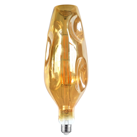 LAFLIGHT - Λαμπτήρας LED Filament VSHL115 - 8W E27 2700K Dim Amber