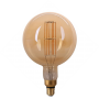 LAFLIGHT - Λαμπτήρας LED Filament VSG200 - 8W E27 2700K Dim Amber