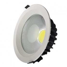 LAFLIGHT - Χωνευτό Πάνελ LED Ø225 COB - 30W 6000K Λευκό