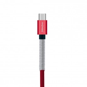 NFM-A501 - Καλώδιο Φόρτισης/Δεδομένων (1m-3A-Aluminium) - Micro USB - RED