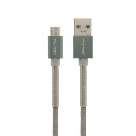 NFM-A501 - Καλώδιο Φόρτισης/Δεδομένων (1m-3A-Aluminium) - Micro USB - GREY