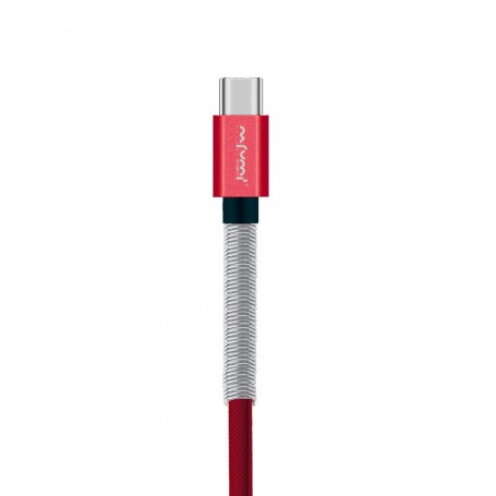 NFM-A503 - Καλώδιο Φόρτισης/Δεδομένων (1m-3A-Aluminium) - USB-C - RED