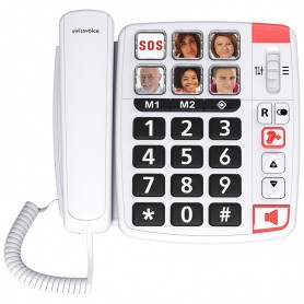 Τηλέφωνο  Επιτραπέζιο SWISSVOICE Xtra 1110 Λευκό