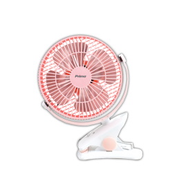 Ανεμιστήρας Μίνι Με Κλιπ PRMF-80471 8'' 20εκ Ροζ-Λευκό