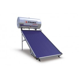 Ηλιακός Θερμοσίφωνας 160lt Επιλεκτικού Συλλέκτη Premium	Διπλής Ενέργειας